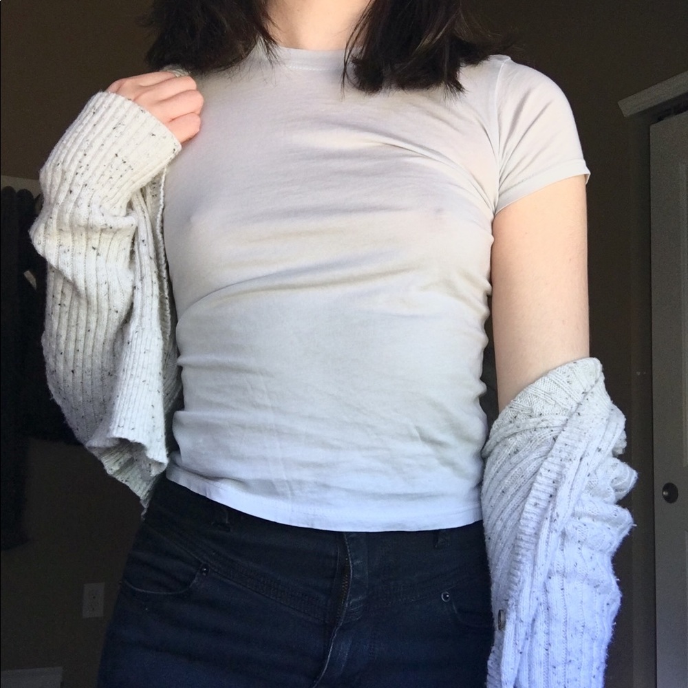 Light Blue Baby Tee